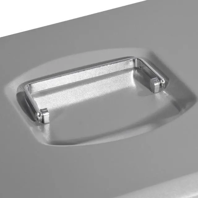 Alt view image 6 of 13 - 12 Inch Gray Cash Box with Combination Lock