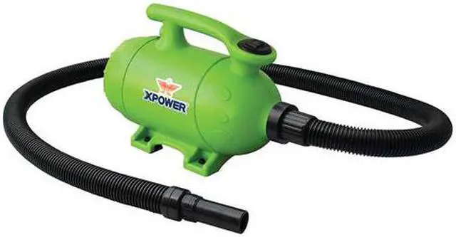 Main image of XPOWER B-2 2HP 100 CFM 8.0A 2-in-1 Pro-At-Home Force Air Pet Dryer/Vacuum Green