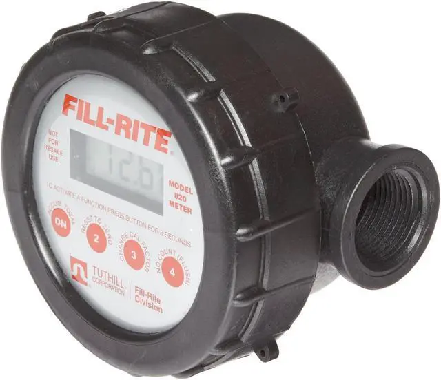 Alt view image 4 of 7 - FILL-RITE 820 Meter,Digital,1 In. FNPT, 2-20 gpm
