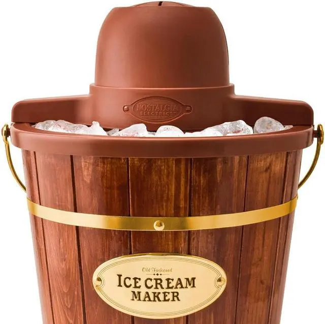 Alt view image 3 of 11 - Nostalgia Old Fashioned Ice Cream Maker ICMW400