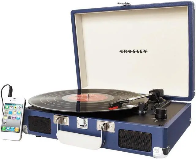 Alt view image 17 of 17 - CROSLEY CR8005A-BL Cruiser Turntable, Blue