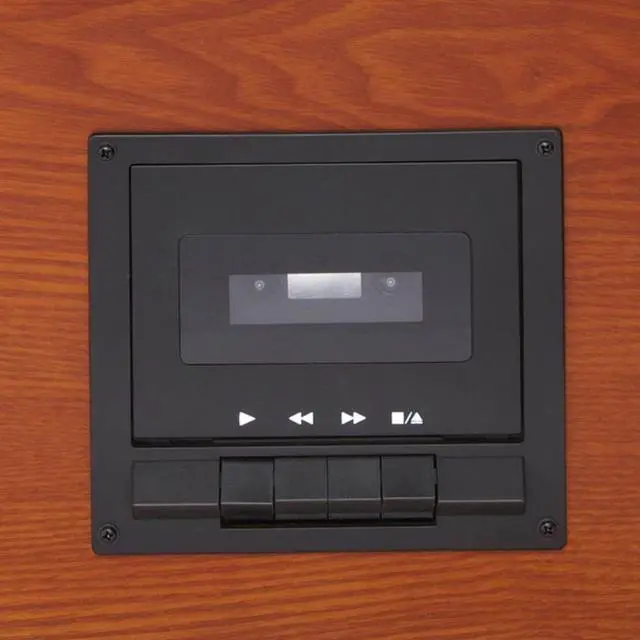 Alt view image 14 of 17 - Crosley Radio CR2413A-PA Memory Master II CD Recorder/USB (Paprika)