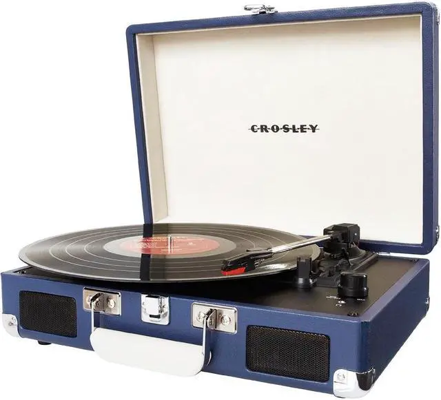 Alt view image 14 of 17 - CROSLEY CR8005A-BL Cruiser Turntable, Blue