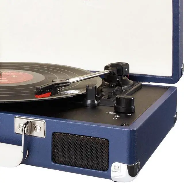 Alt view image 15 of 17 - CROSLEY CR8005A-BL Cruiser Turntable, Blue