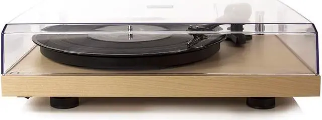 Alt view image 5 of 10 - Crosley C10A-NA 2-Speed Pro-Ject Tone Arm Manual Belt Driven Turntable - Natural