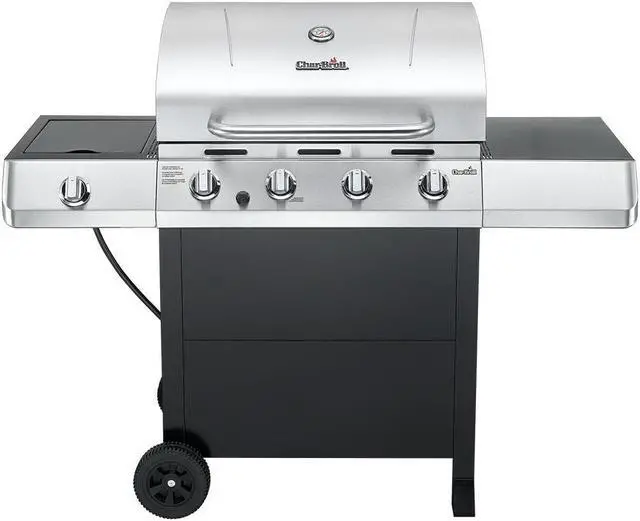Alt view image 8 of 18 - Char-Broil Traditional 4-Burner 40,000 BTU Gas Grill, Stainless | 463436215