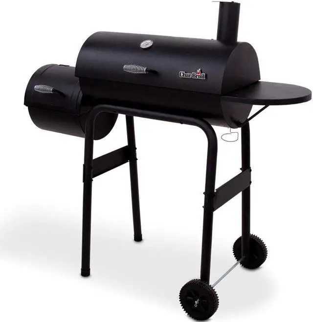 Alt view image 4 of 20 - Char-Broil 12201570-A1 American Gourmet Offset Smoker, Black