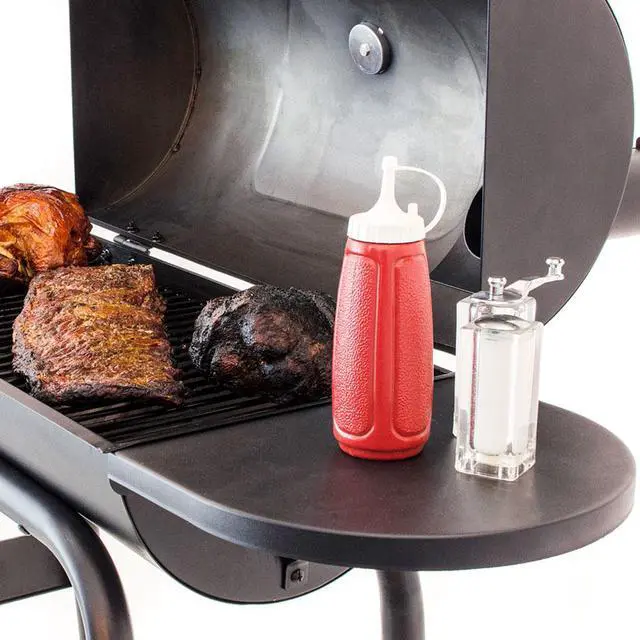 Alt view image 6 of 20 - Char-Broil 12201570-A1 American Gourmet Offset Smoker, Black