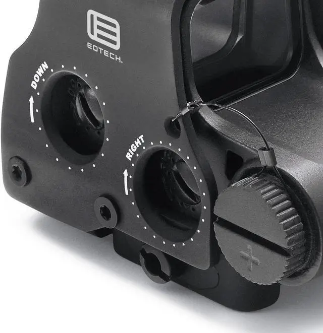 Alt view image 7 of 14 - EOTech Transverse EXPS3 Red Dot Sight, Black w/ 2-Dot Reticle