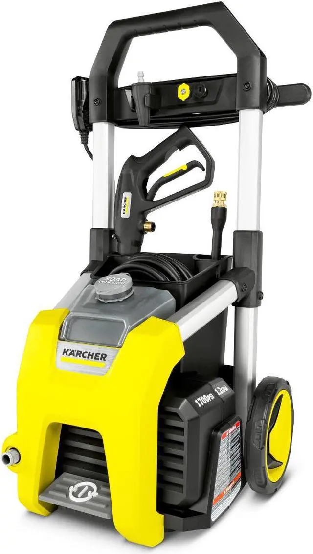 Alt view image 8 of 18 - Karcher K 1700 Electric Power Pressure Washer 1700 PSI, 1.2 GPM