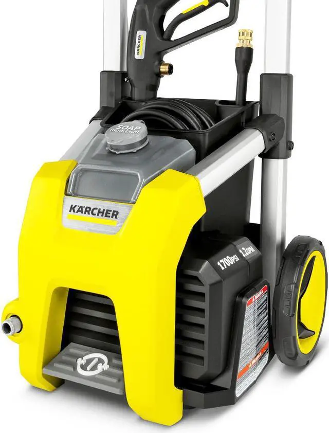 Alt view image 9 of 18 - Karcher K 1700 Electric Power Pressure Washer 1700 PSI, 1.2 GPM