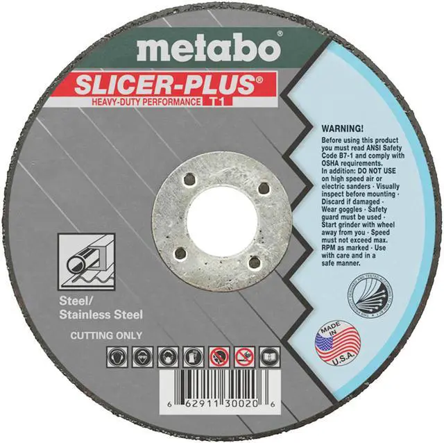 Alt view image 2 of 4 - METABO 655998000 CutOff Whl,A60TX,6"x.045"x7/8",10185rpm