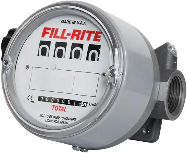 Alt view image 2 of 3 - Fill-Rite TN860AN1CAB2GAC 6 - 60 GPM 1-1/2-Inch NPT Thread Resettable Meter