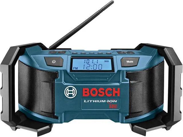 Alt view image 2 of 10 - Bosch PB180 18V Lithium-Ion AM/FM Radio with MP3 Compatibility