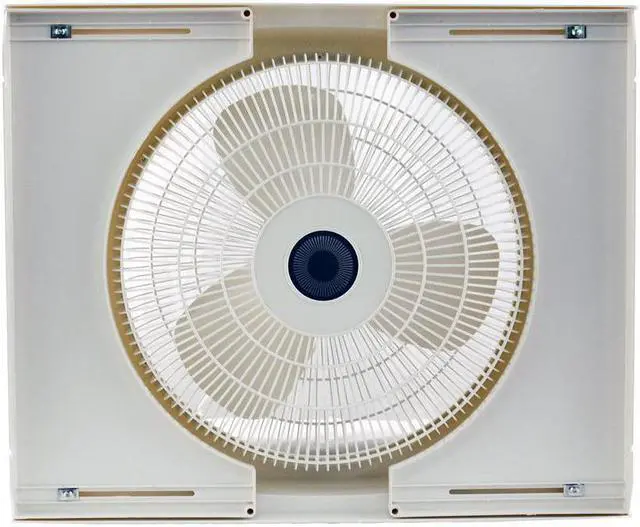 Alt view image 9 of 20 - Air King Storm Guard 16" 3-Speed 1/16 HP Plastic Blade Ball Bearing Window Fan