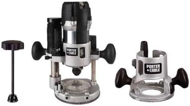 Alt view image 10 of 10 - Porter-Cable 895PK 2 1/4 Peak HP Multi-Base Router Kit with Router Table Height Adjuster