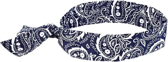 Alt view image 2 of 7 - Cooling Bandana,Universal,Blue CHILL-ITS BY ERGODYNE 6700