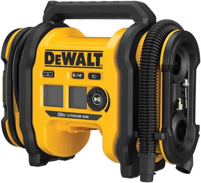 Alt view image 4 of 7 - DeWALT DCC020IB 20-Volt High-Pressure Corded/Cordless Air Inflator