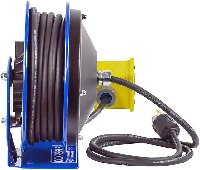 Alt view image 8 of 20 - COMPACT POWER CORD REEL-12/3 X 30' QUAD IND