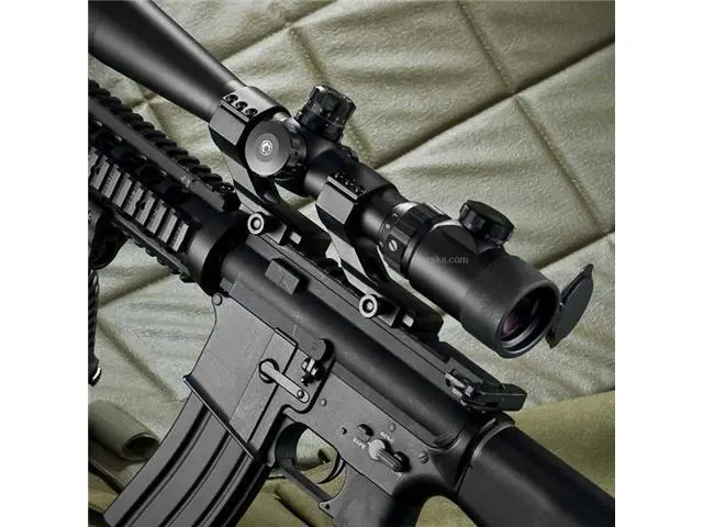 Alt view image 4 of 5 - AR Cantilever Mount- 2pc Integrated 30mm Ring and 1" Mount by BARSKA