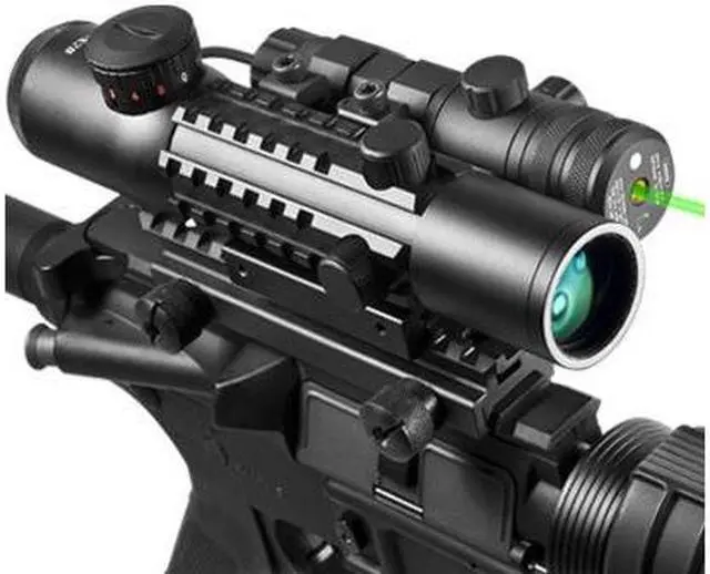 Main image of 4x28 IR Electro Sight and Green Laser Sight COMBO
