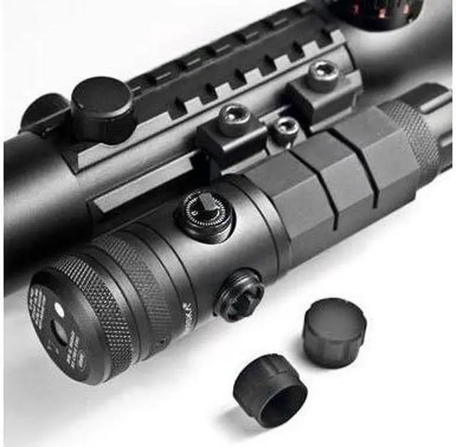 Alt view image 4 of 12 - 4x28 IR Electro Sight and Green Laser Sight COMBO
