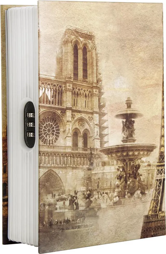 Alt view image 3 of 19 - Barska CB12362 Paris Book Lock Box with Combination Lock