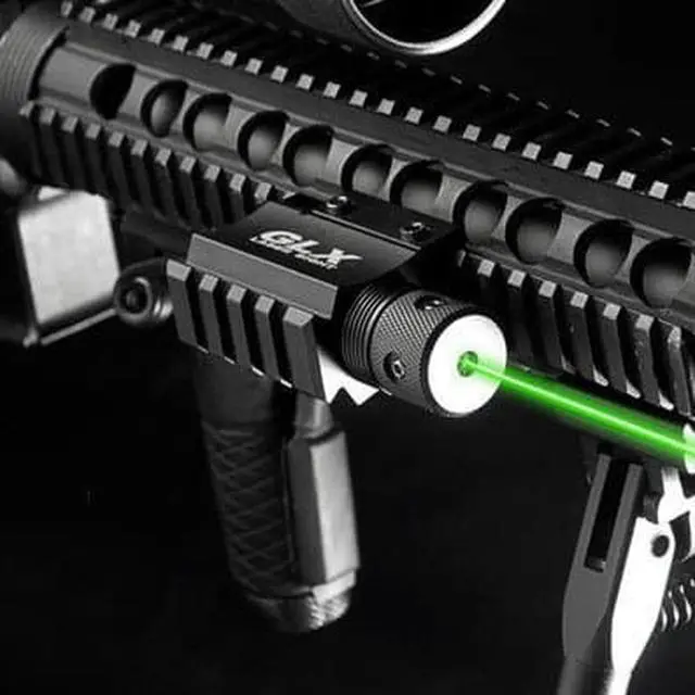 Alt view image 5 of 20 - Barska GLX 5mW Green Laser Sight w/ Built-in Picatinny Rail AU11408
