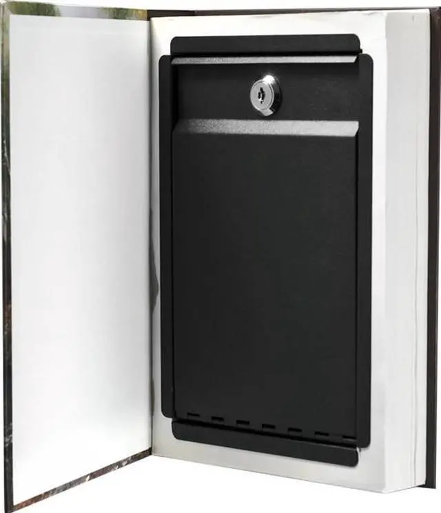 Alt view image 6 of 20 - Barska Real Paper Book Safe,0.05 cu ft,Black AX11682