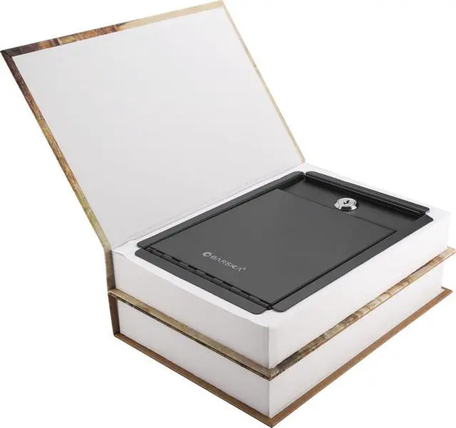 Alt view image 3 of 14 - Barska CB12470 Paris & London Dual Book Lock Box With Key Lock