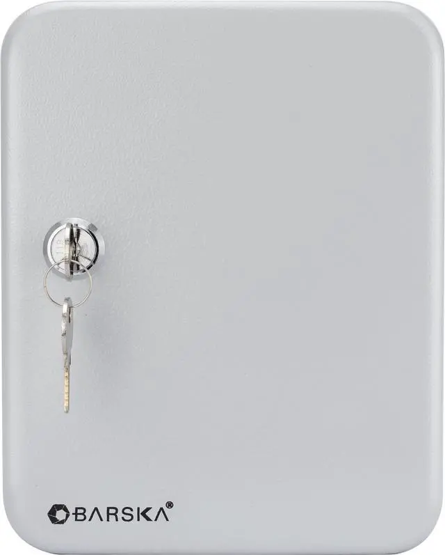 Alt view image 4 of 20 - Barska Key Cabinet, 20 Capacity, 8" H Matte Steel CB12482