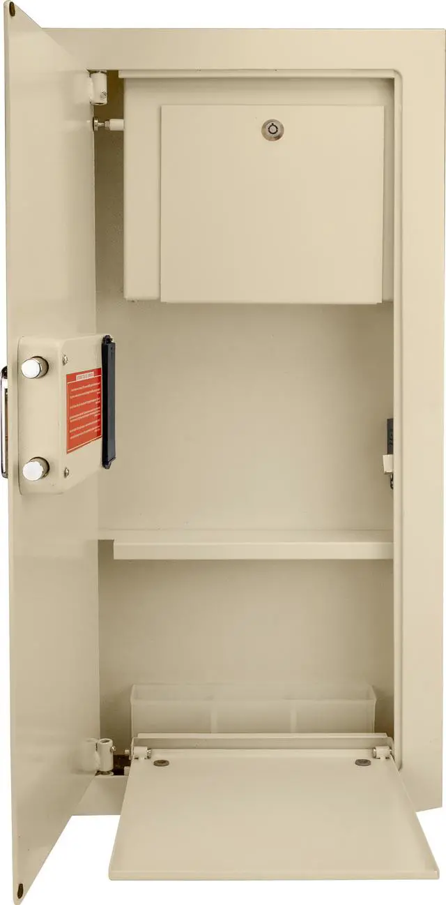 Alt view image 4 of 13 - Large Biometric Wall Safe (Left Opening)