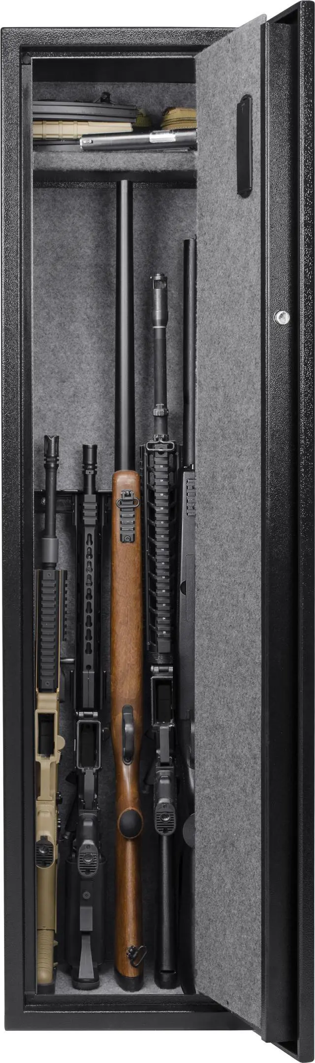 Alt view image 3 of 15 - HQ900 Large Quick Access Keypad Biometric Rifle Safe