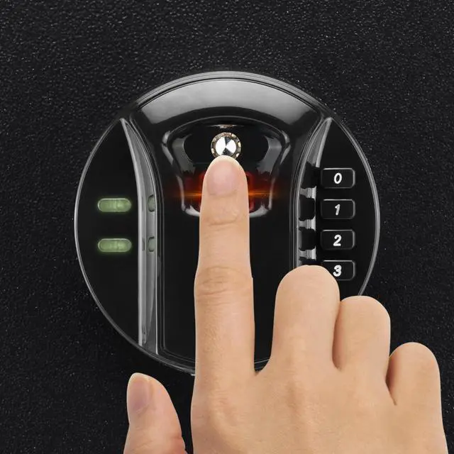 Alt view image 7 of 15 - HQ900 Large Quick Access Keypad Biometric Rifle Safe