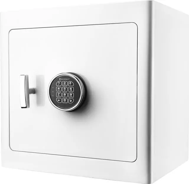 Alt view image 3 of 13 - White Keypad Jewelry Safe Tan Interior