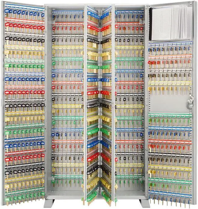 Alt view image 2 of 7 - Barska CB12960 1170 Position Key Cabinet with Key Lock, Gray