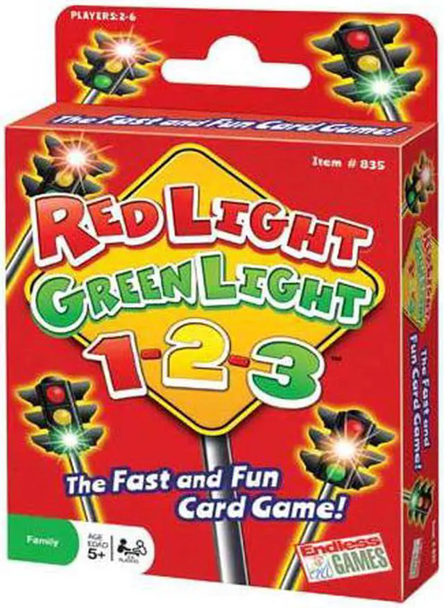 Main image of Red Light Green Light 1 2 3 Card Game by Endless Games