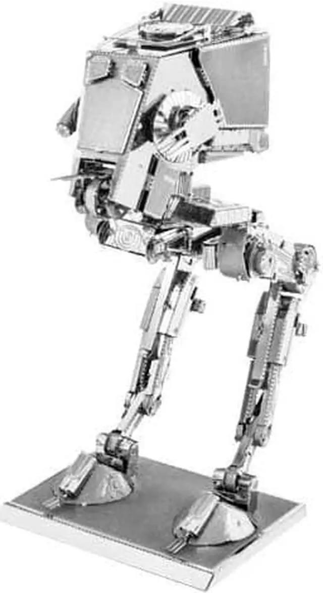 Alt view image 3 of 11 - Metal Earth 3D Laser Cut Model Kit - Star Wars AT-ST