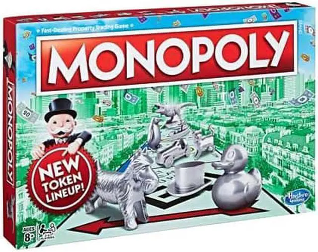 Alt view image 7 of 17 - Monopoly Updatd Tokens Classic Gameplay Family Fun Board Game Hasbro C1009