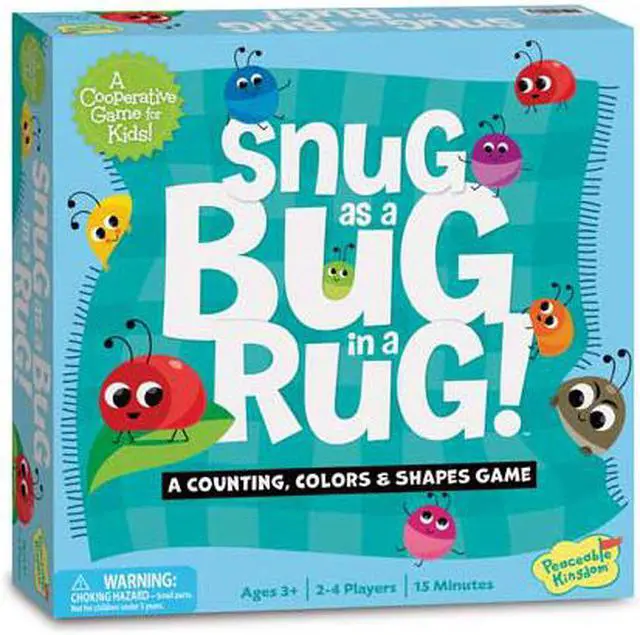 Alt view image 8 of 9 - Peaceable Kingdom / Snug as a Bug in a Rug Preschool Skills Builder Game