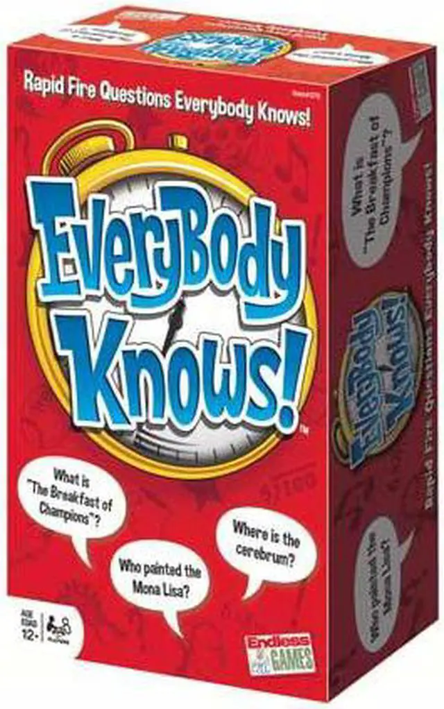 Main image of Everybody Knows Card Game