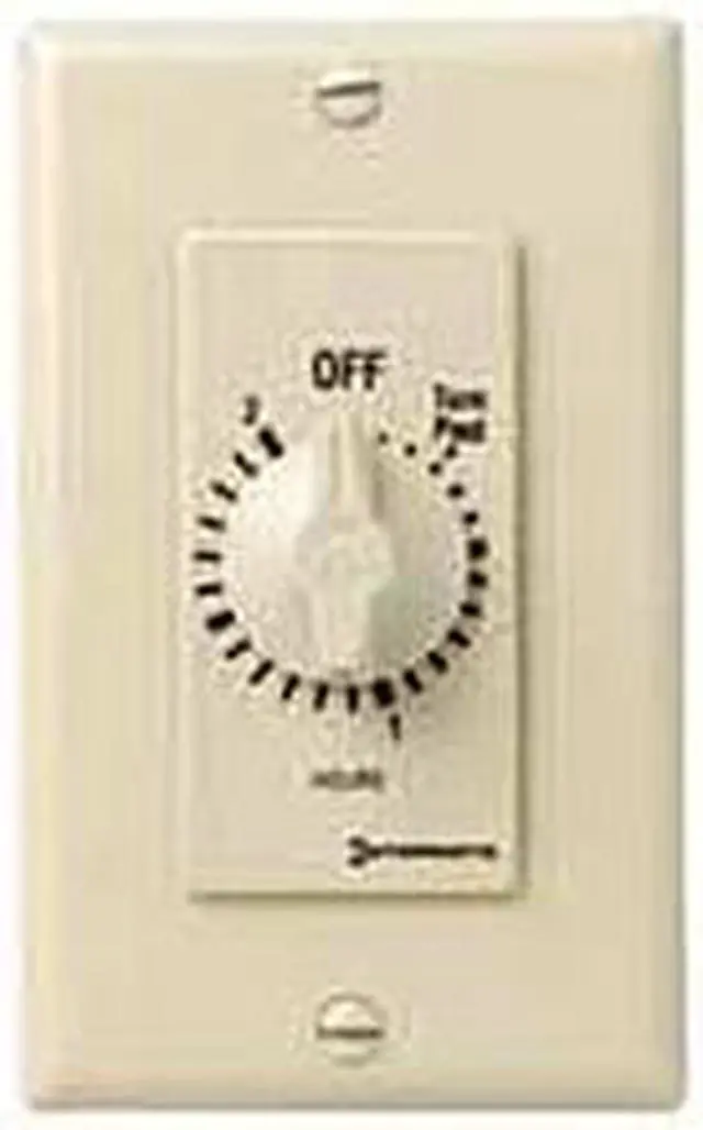 Main image of Intermatic FD34H 4-hour Spring Wound Wall Switch Timer SPDT, Ivory