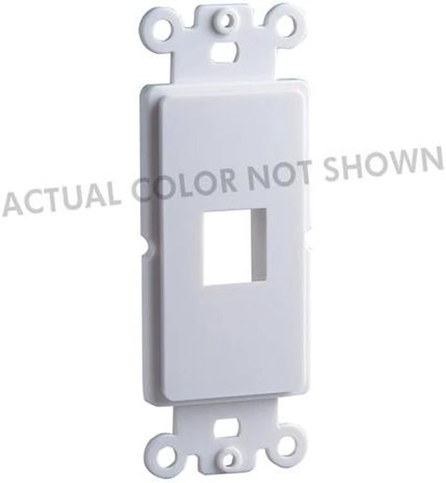 Main image of Cooper Wiring Devices 5521-5EBK Decora-Style Mounting Strap with 1 Port - Black