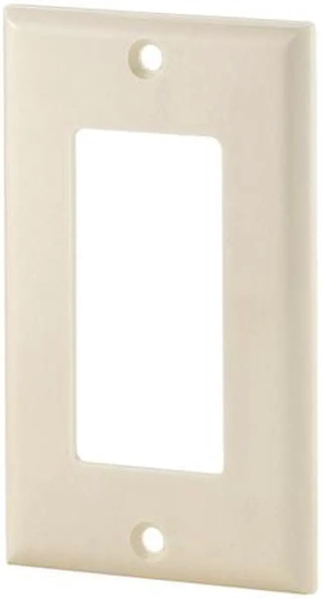 Main image of Cooper Wiring Devices 2151A 1-Gang Decorator GFCI Rocker Switch Wall Plate, Standard Size, Thermoset Plastic, Almond
