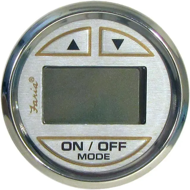 Alt view image 2 of 11 - FARIA KRONOS 2 DEPTH SOUNDER W/ TRANSOM MOUNT TRANSDUCER