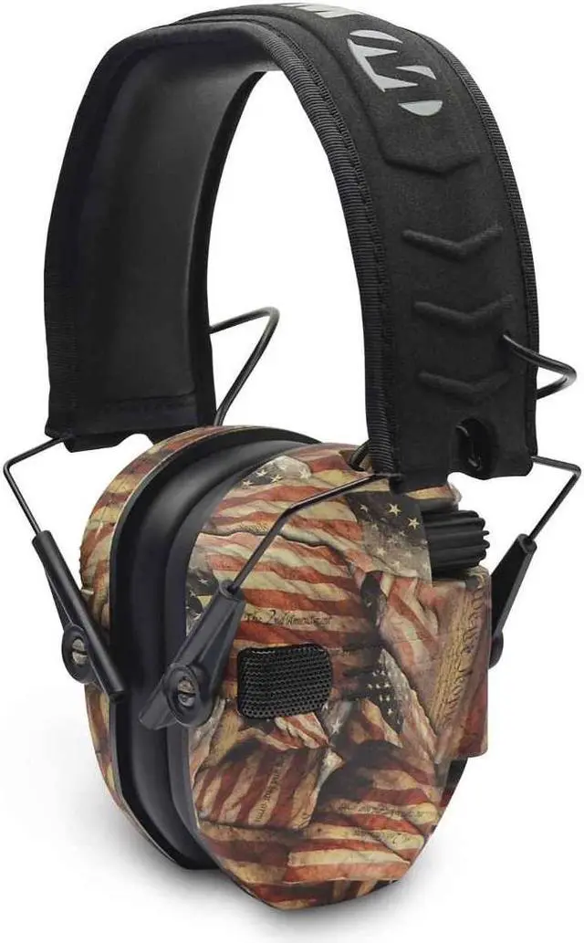 Alt view image 4 of 5 - WALKERS GWPBARM WALKERS MUFF ELECTRONIC RAZOR SLIM 23DB AMERICAN FLAG<