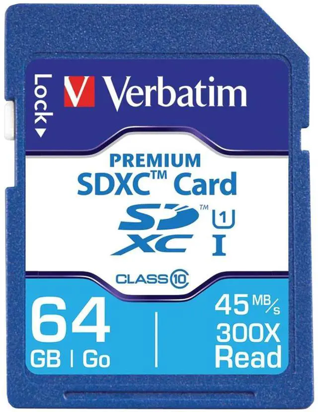 Alt view image 8 of 19 - Verbatim 44024 Class 10 Premium SDXC Card (64GB)