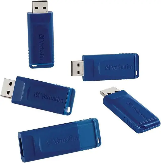 Alt view image 6 of 20 - VERBATIM 99810 16GB 5 pk USB Flash Drive Blue