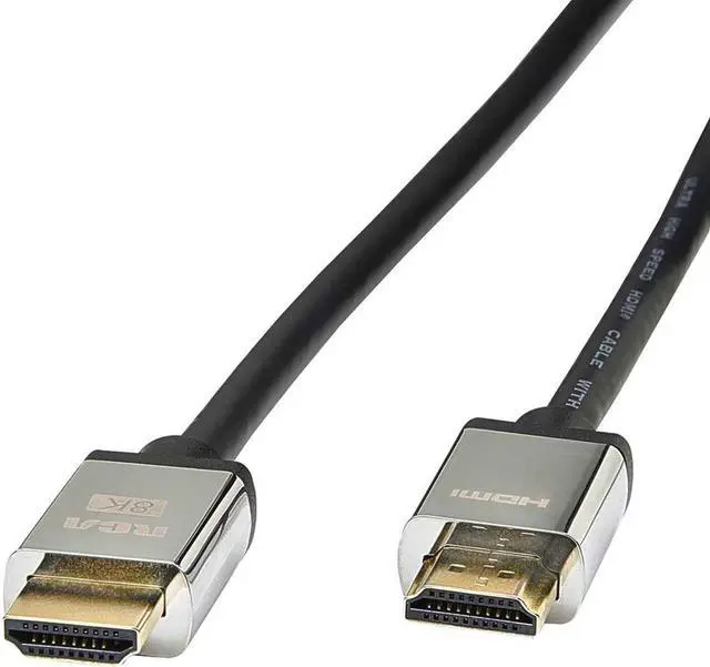Alt view image 3 of 8 - RCA DH6UDE Ultra-Thin Ultra-High-Speed 8K HDMI Cable (6 Feet)