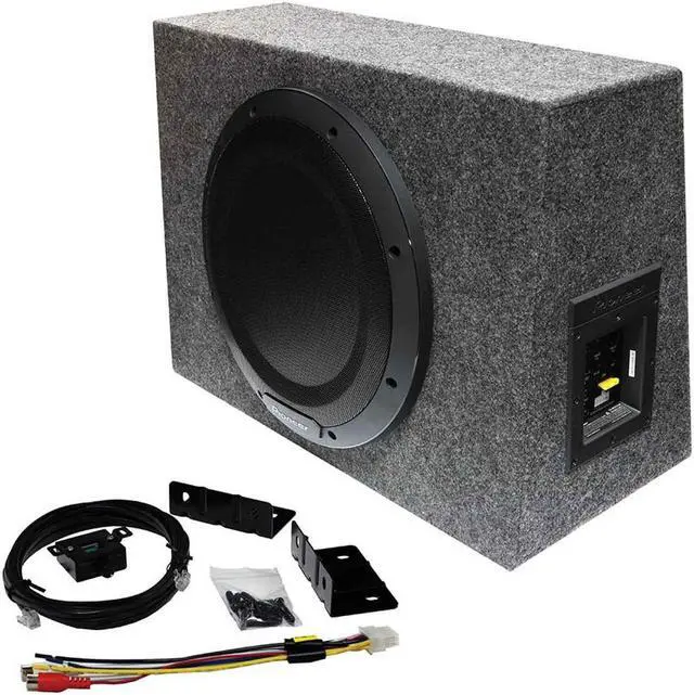 Alt view image 5 of 11 - Pioneer TS-WX1010A 10” Sealed enclosure active subwoofer with built-in amplifier TSWX1010A